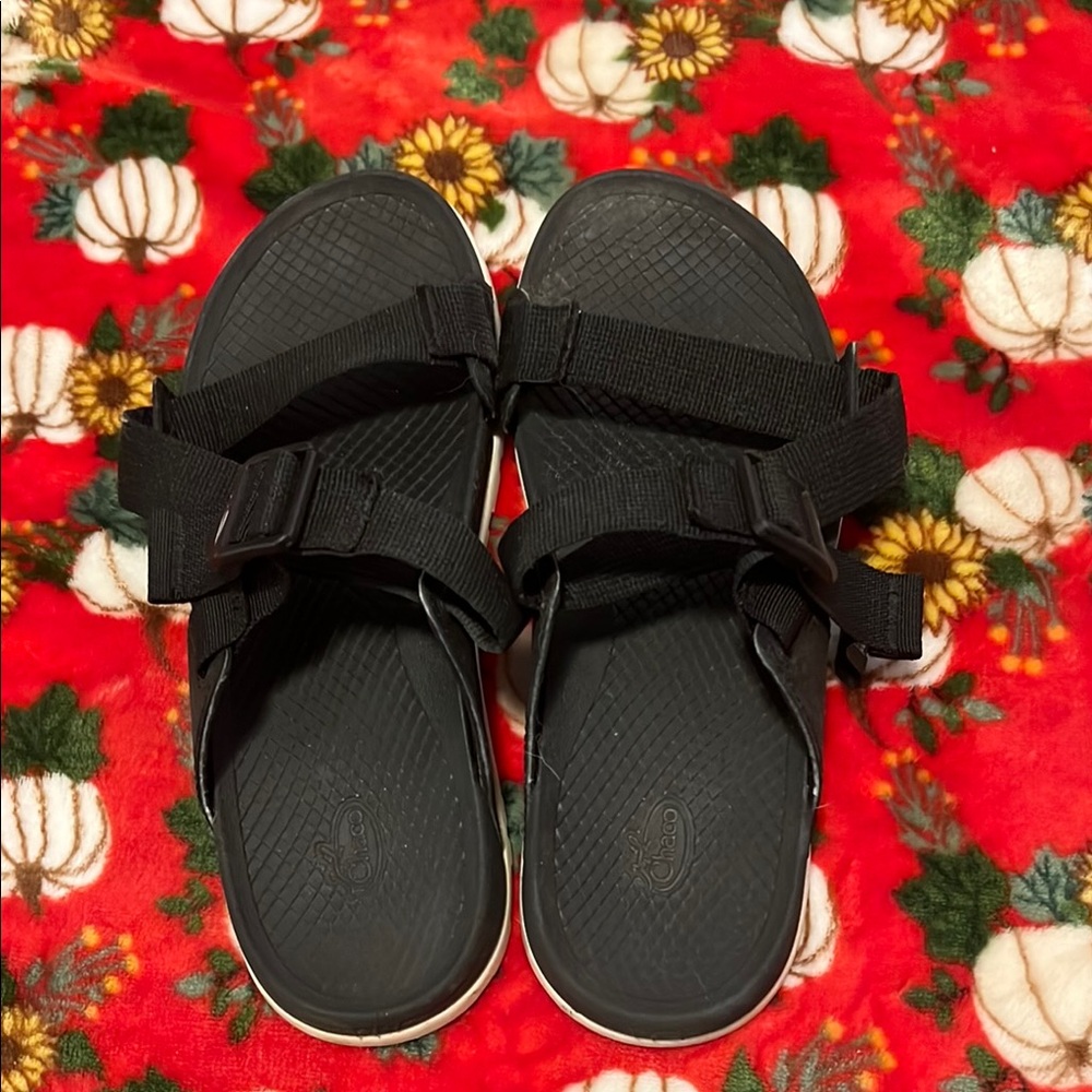 Black Sandals with Adjustable Straps